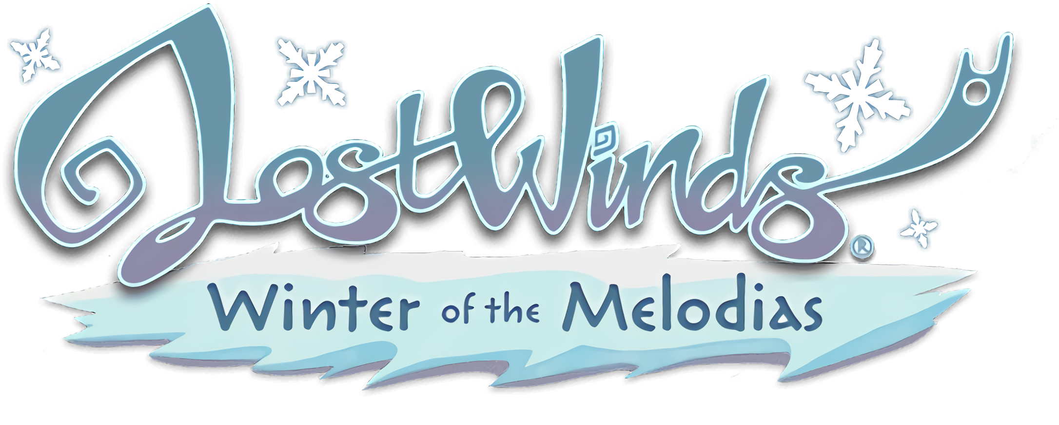 LOSTWINDS 2 Winter of the melodias logo PNG. Melodias logo. Lostwind10 twitter. LOSTWINDS logo PNG.