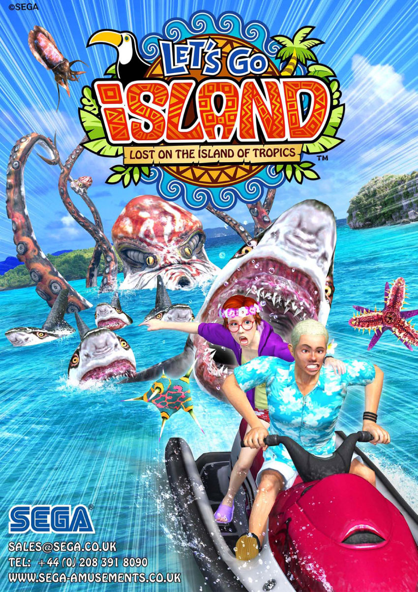 Lets island. Игры Let s go Island. Lets go Island Sega. Lets go Jungle игра. Sega Lets go Island Arcade.